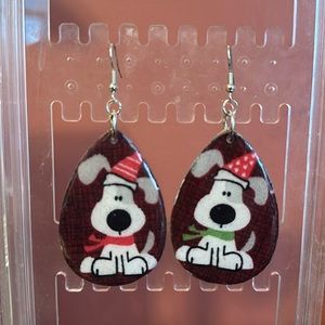 Upcycled Handmade Earrings for the Holdiays